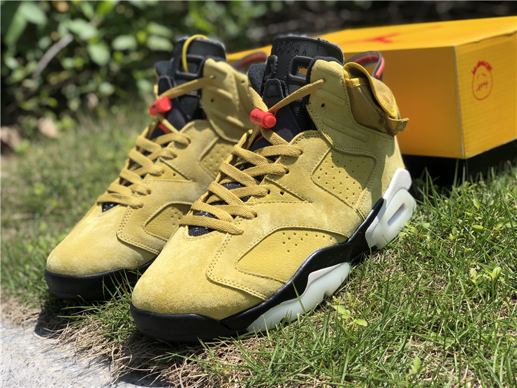 2020 Air Jordan 6 TS Yellow Black